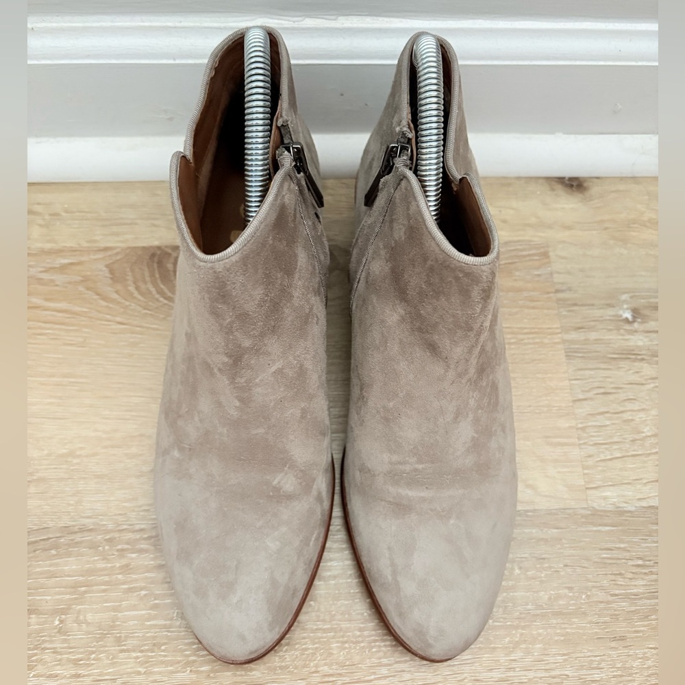 Sam Edelman Petty Ankle Booties with Almond Toe in Tan Suede - Picture 5 of 12